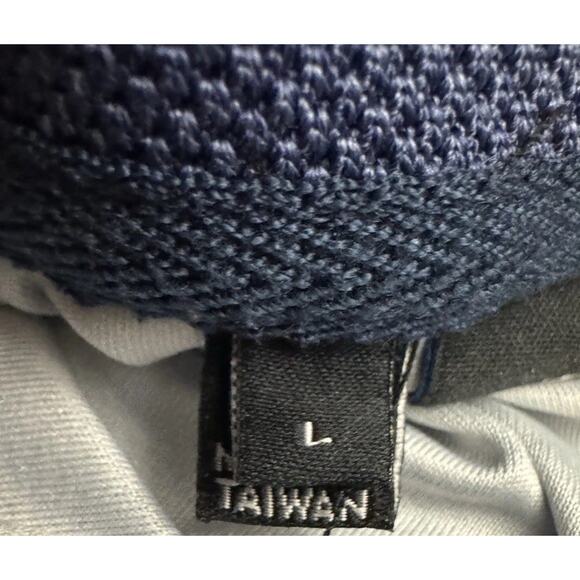 J Lindenberg Polo Mason Slim Jersey Men’s Short Sleeve Golf Shirt Large Blue - Picture 7 of 9